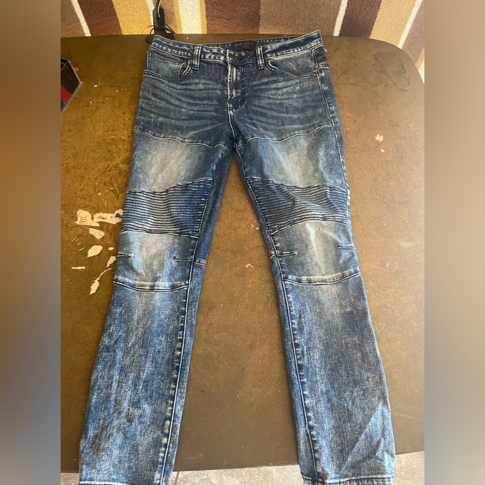 No Boundaries Men's Blue Jeans